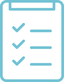 Checklist Icon Light Blue